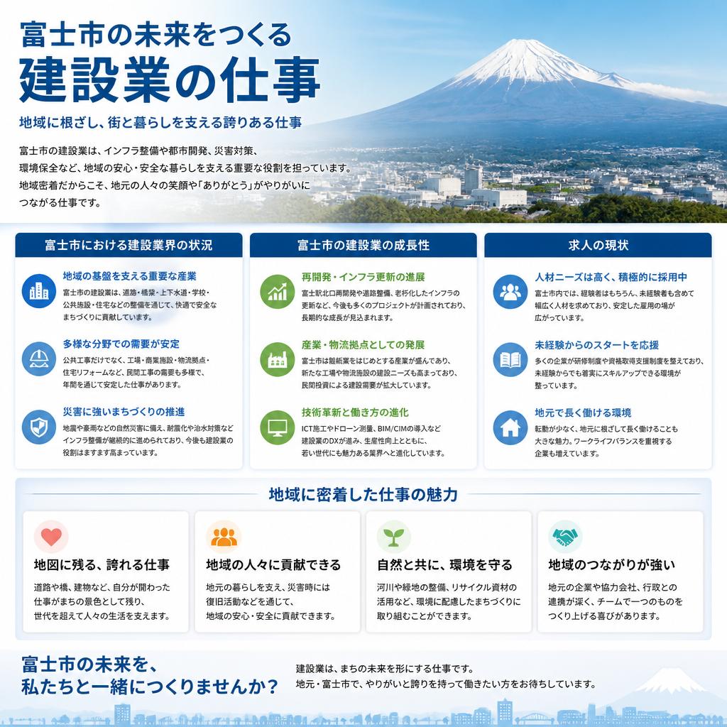 富士市の建設業界の現状