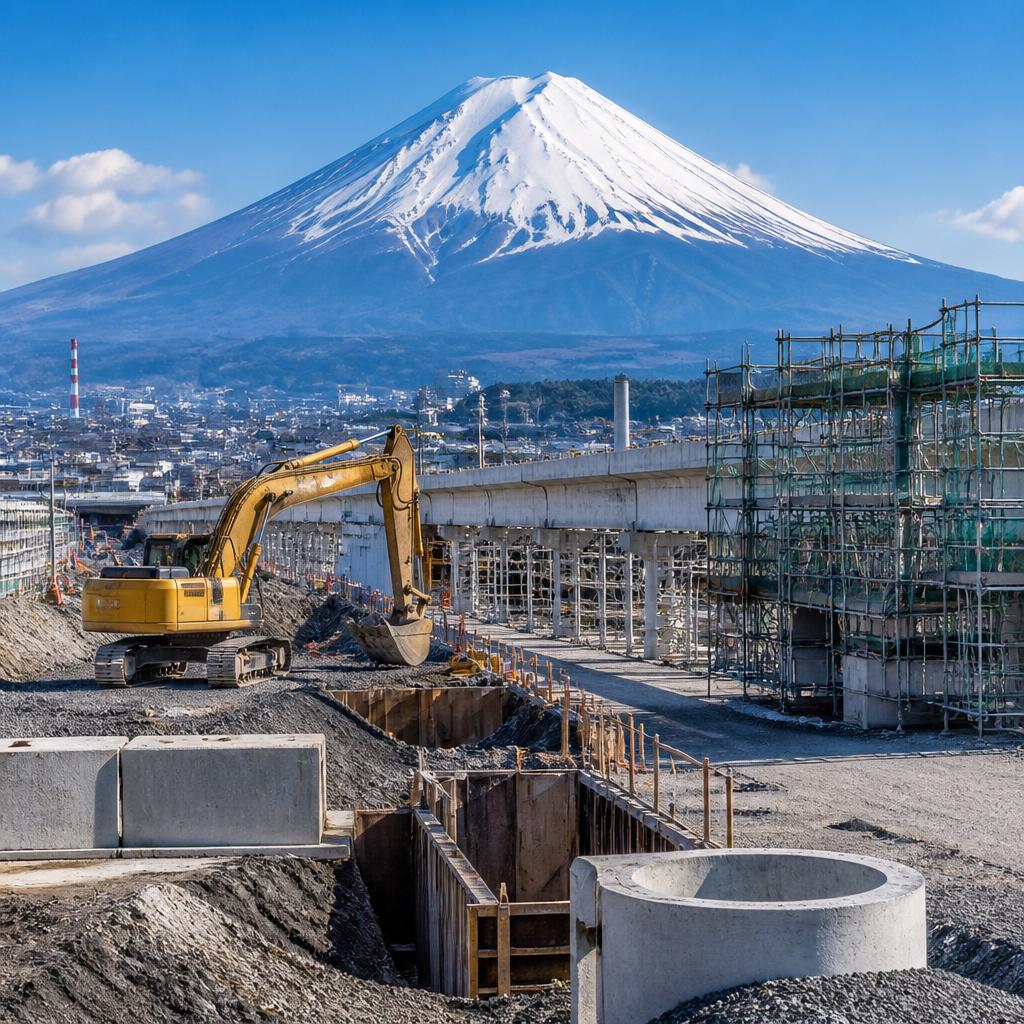 家を支える技術者募集！未経験からでも富士市の土木工事で成長可能